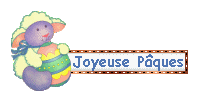 Gif animé joyeuses Pâques mouton